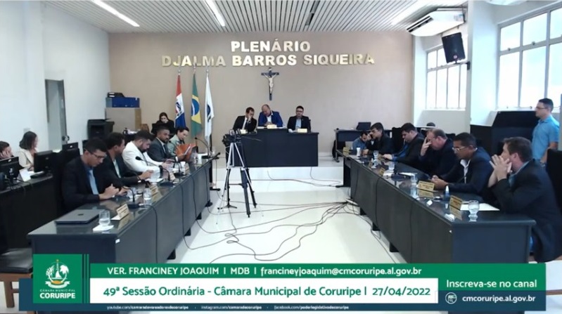 Sessão tem entrada de PLs e Indicações para melhorias no município