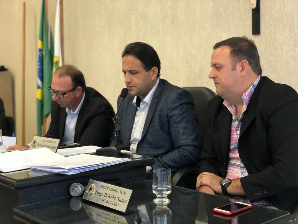 Vereadores apresentam PLs e apreciam pautas do Executivo em sessão