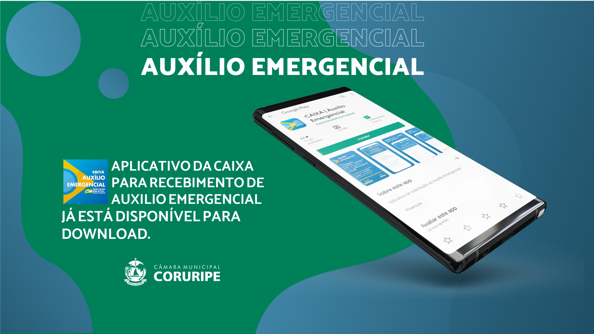 Governo federal lança aplicativo para retirada do auxílio emergencial
