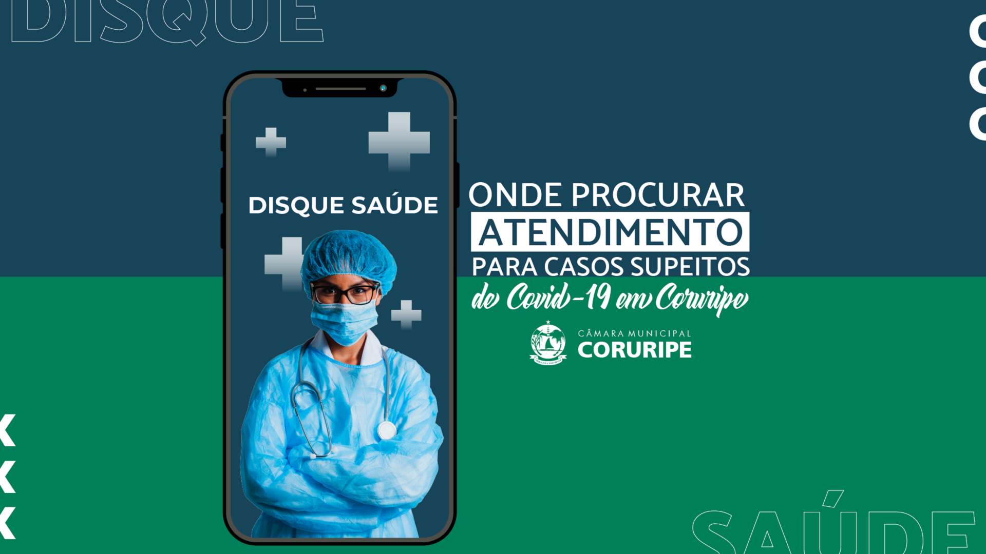 Onde procurar atendimento para casos suspeitos de COVID-19 em Coruripe