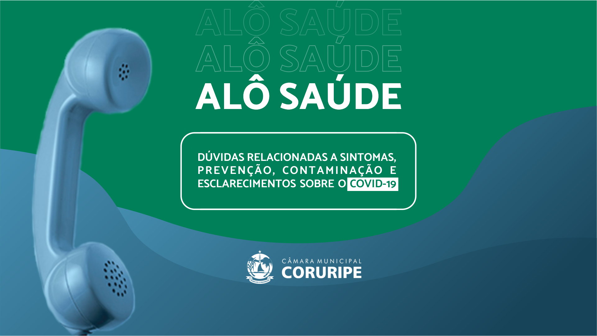 Alô Saúde é lançado para tirar dúvidas sobre a Covid-19