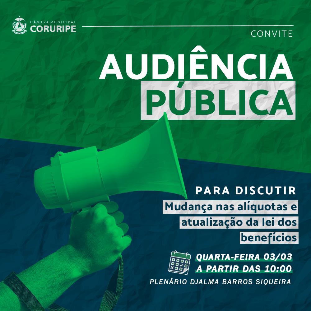 PREVICORURIPE é tema de Audiência Pública na Câmara de Vereadores
